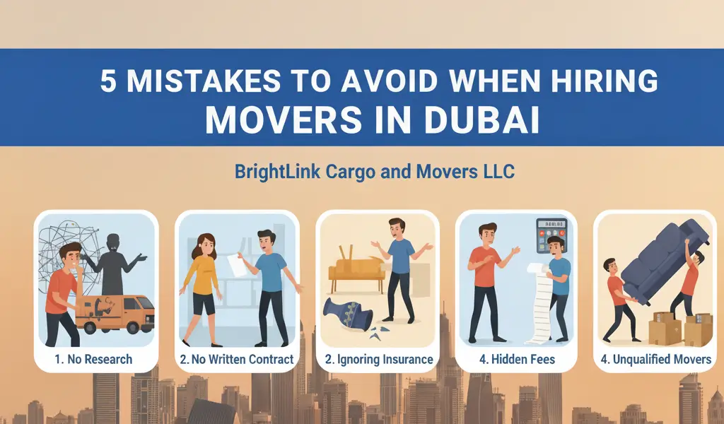 5 Mistakes to Avoid When Hiring Movers in Dubai